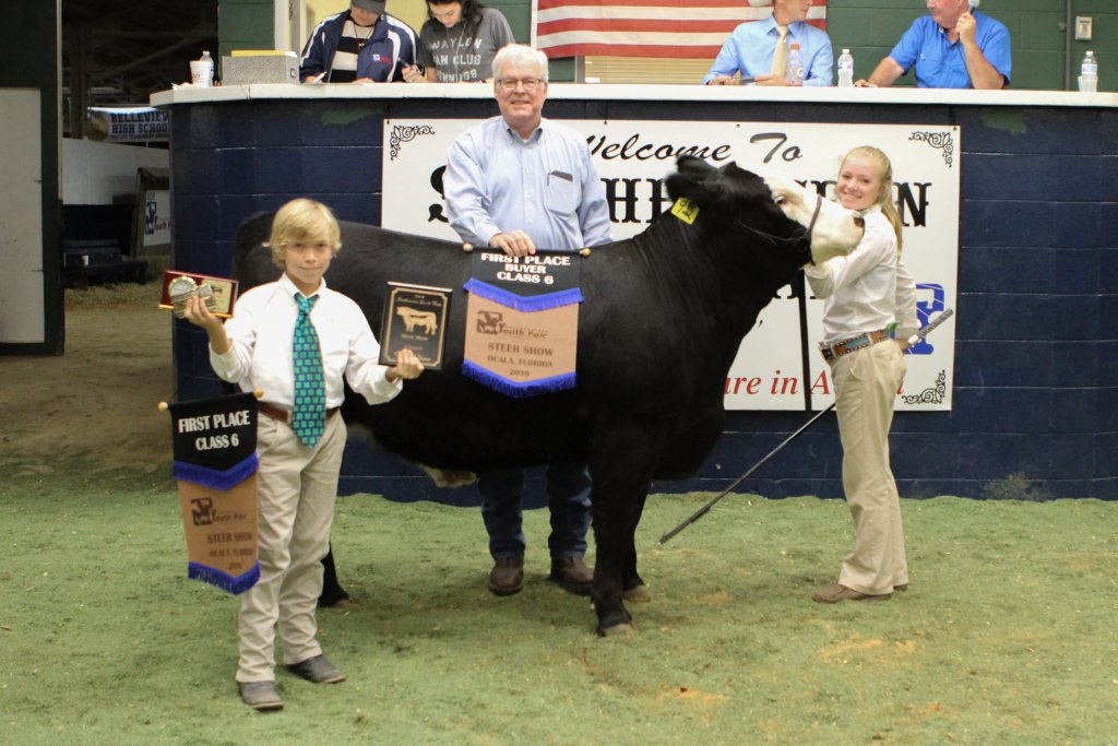 Daniel L. Hightower, PA, Lawyer, at the 2019 Southeastern Youth Fair Steer Show. 